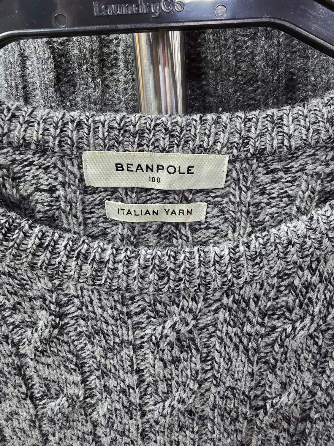 빈폴 그레이 니트 스웨터 (1378) 상품이미지3
