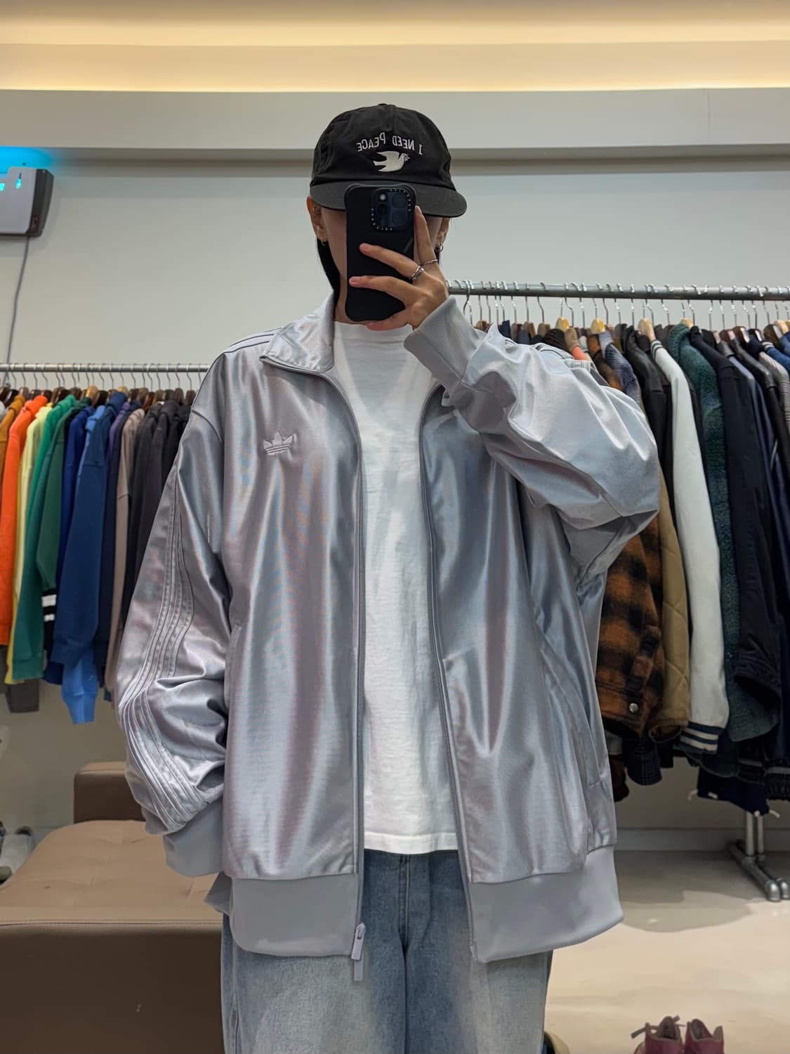 아디다스 pakaian 새틴 져지 상품이미지7