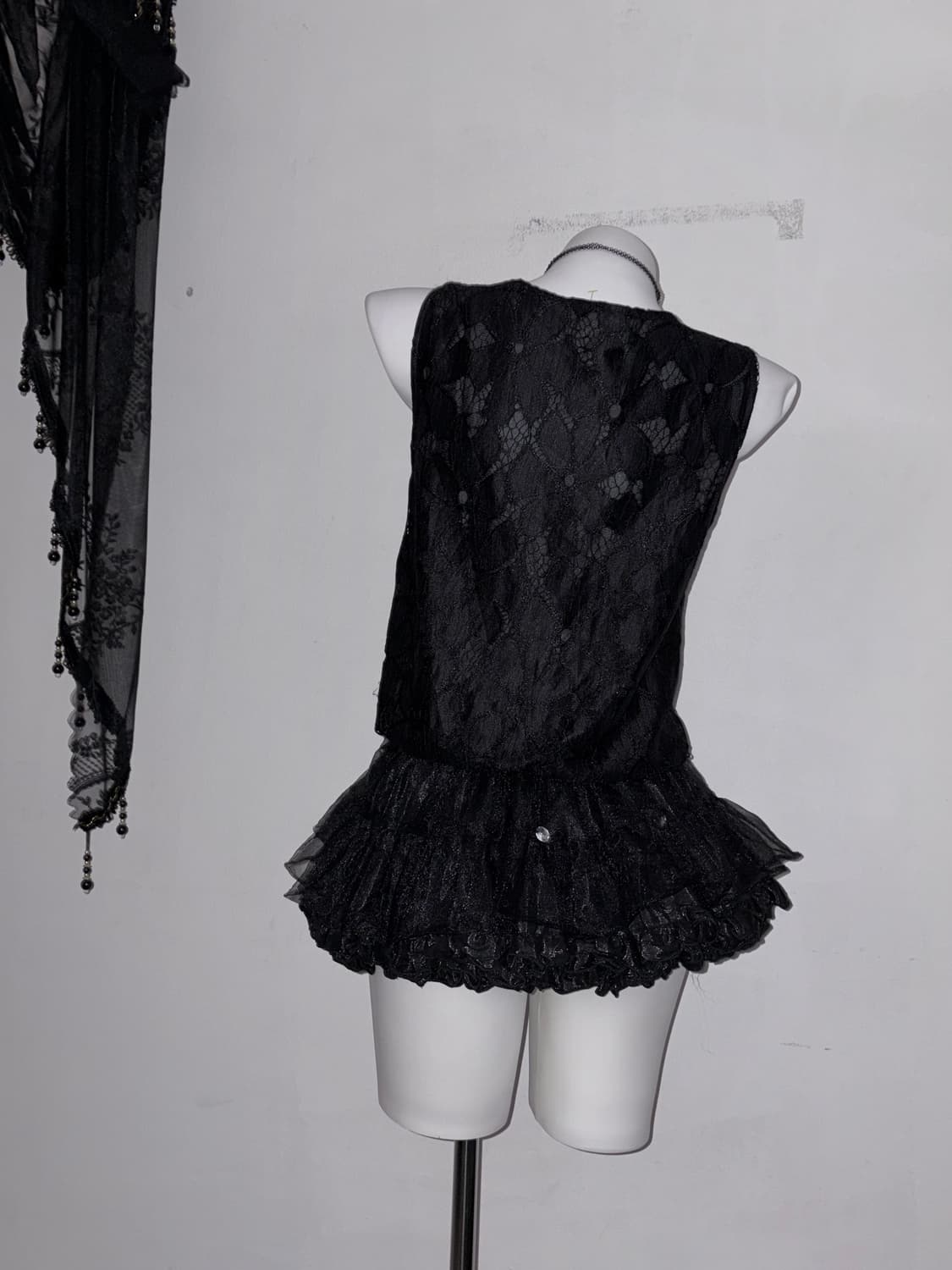 00s 딥퍼플 투웨이 후드 아우터 보라 다크 페어리 y2k 상품이미지8