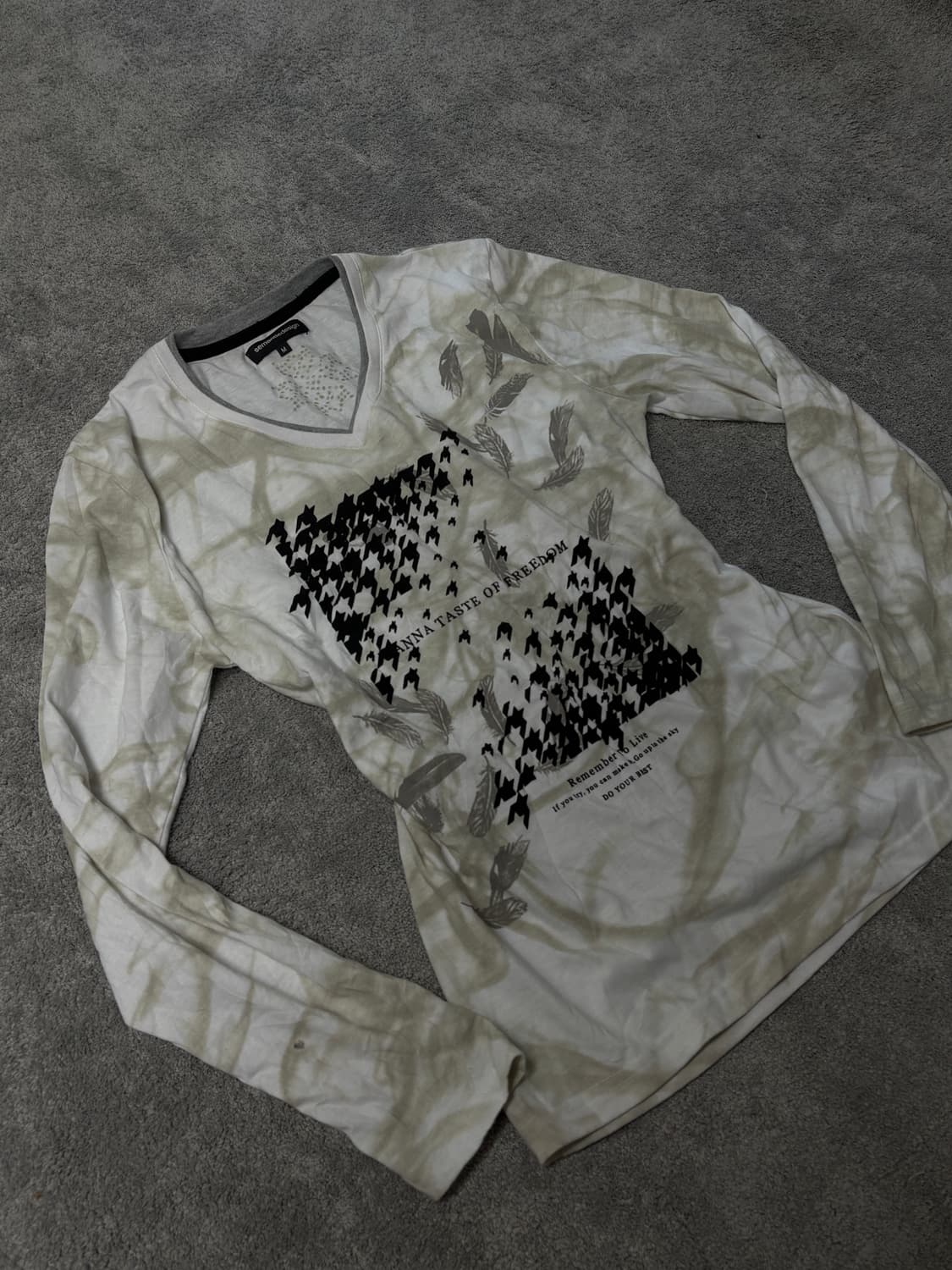 Vintage Gothic v-kei Punk longsleeve 상품이미지3