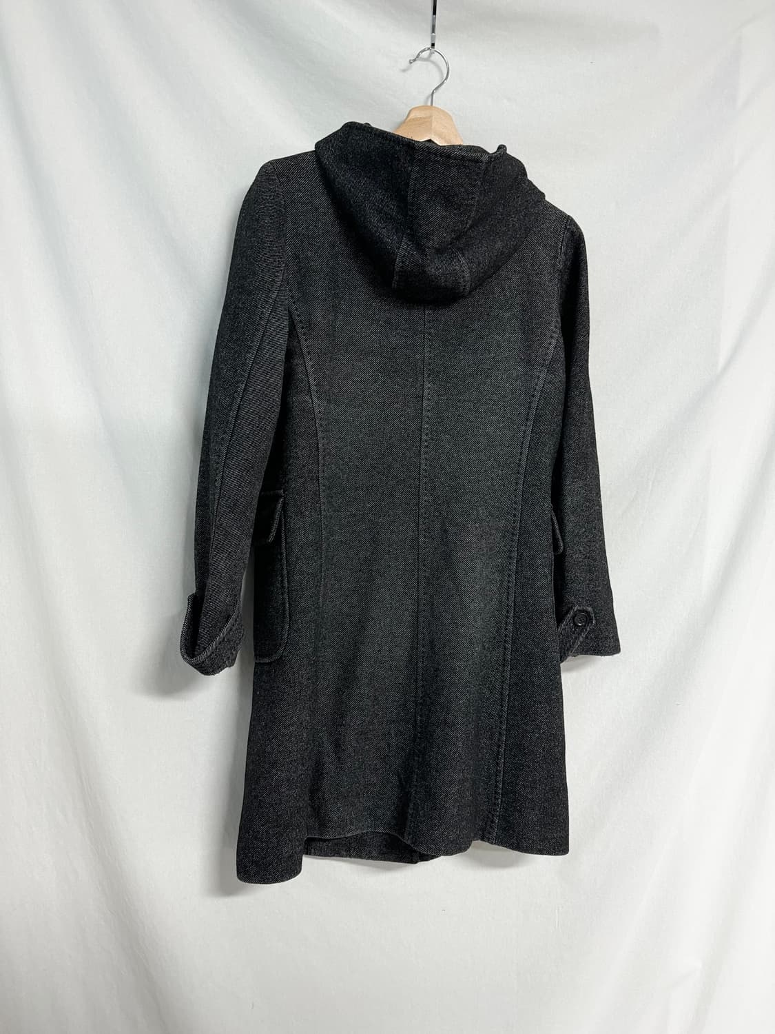 워시드 롱 더플 코트  상품이미지9