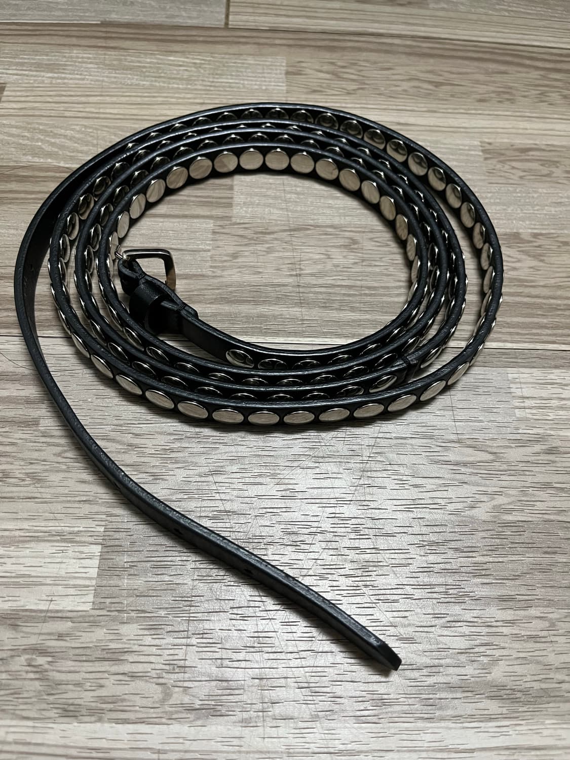 [L-XL] 스테판쿡 스터드 더블 벨트 상품이미지4