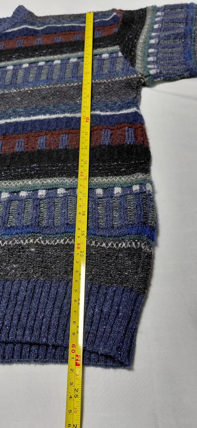 QUATTRO CASTELLA 패턴 니트 스웨터 (L) 상품이미지8