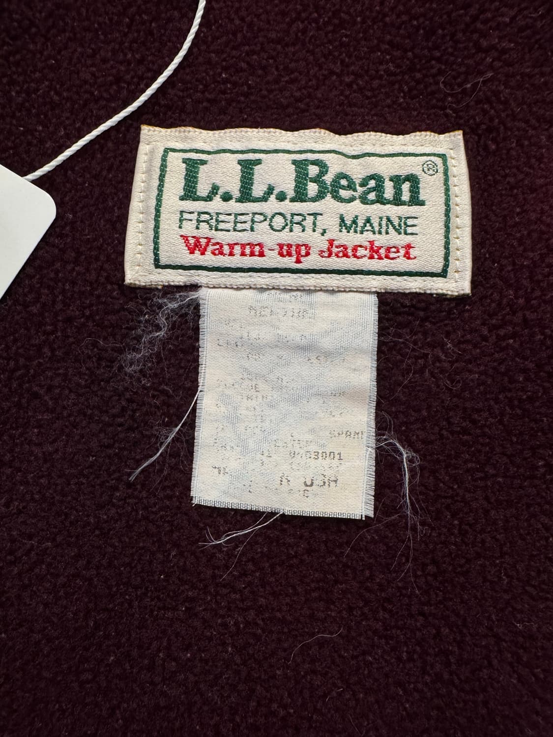 90s 엘엘빈 웜업 플리스 라이닝 자켓 상품이미지5