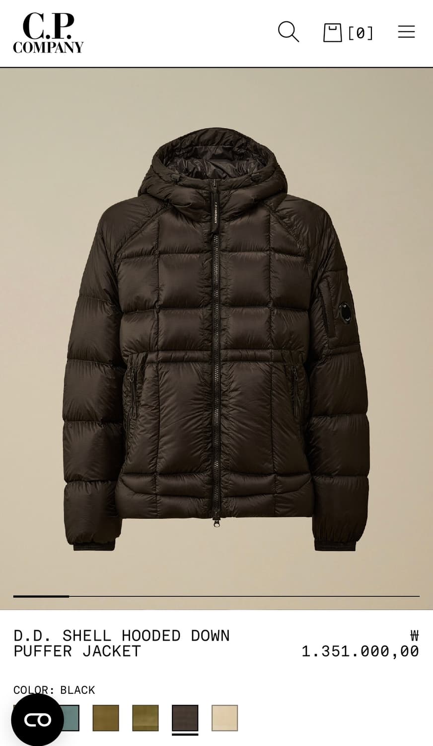 [새상품] D.D. shell hooded down puffer M 상품이미지2
