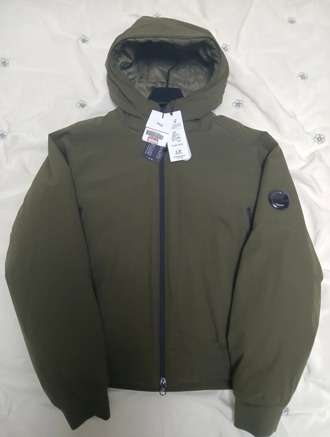 CP컴퍼니 렌즈 와펜 후드 패딩 (카키) | 상태 최상  CP COMPA 상품이미지4