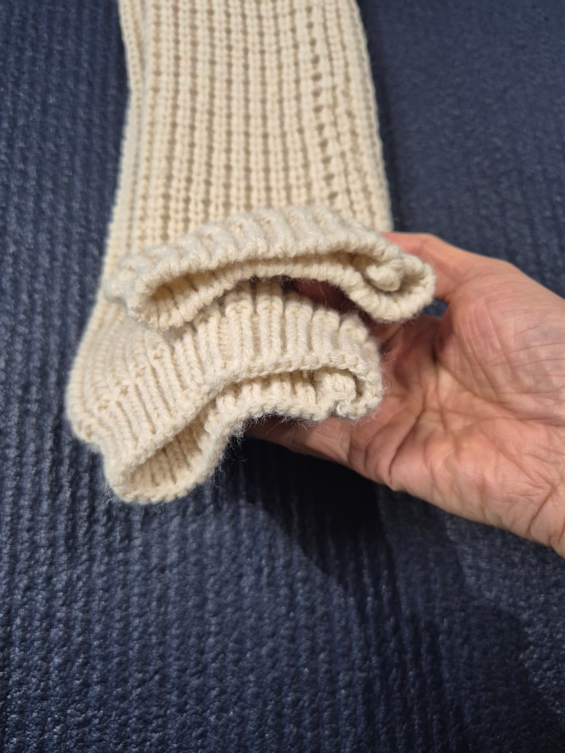 아이보리 머플러 상품이미지3