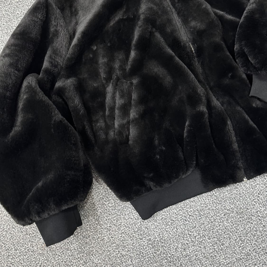 자라 리버시블 항공 점퍼 퍼 크롭 후드집업 상품이미지3