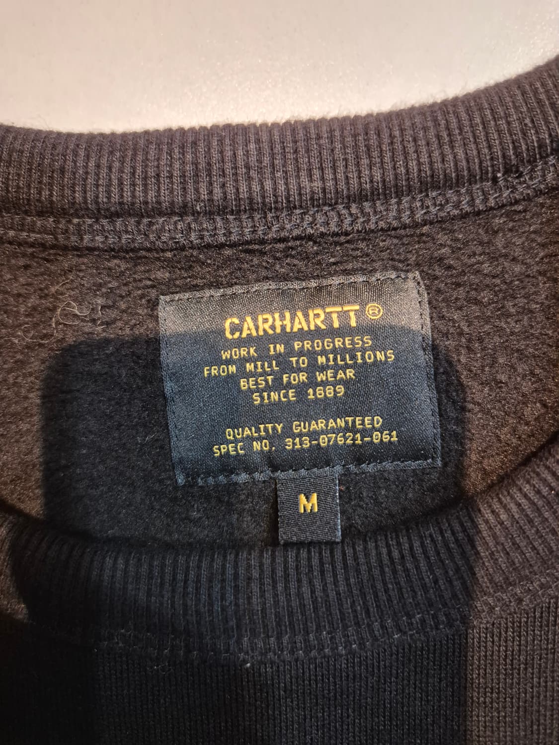 칼하트 CARHARTT WIP 맨투맨 m 95~100 판매합니다 상품이미지2