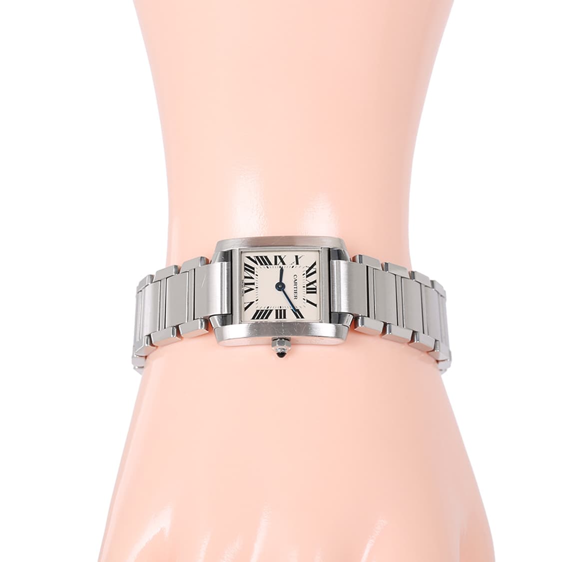 까르띠에 탱크 프랑세즈 시계 스틸 워치 스몰 2384 W51008Q3 상품이미지5