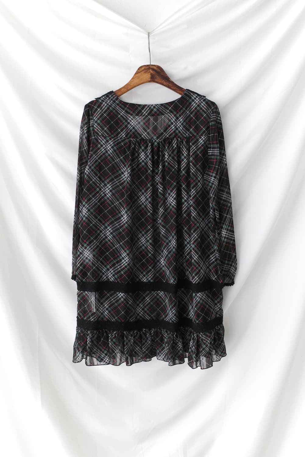 check crochet blouse  상품이미지4