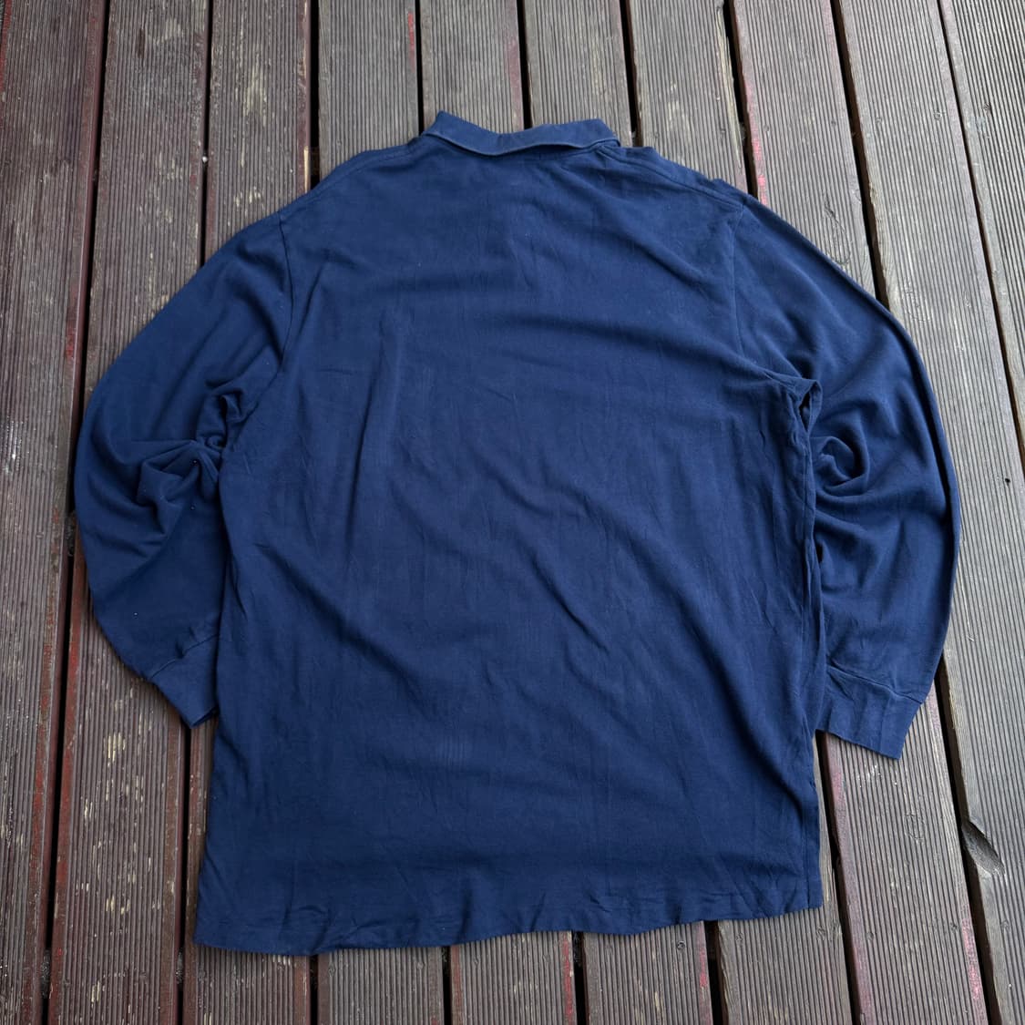 폴로 네이비 긴팔 카라티 상품이미지3