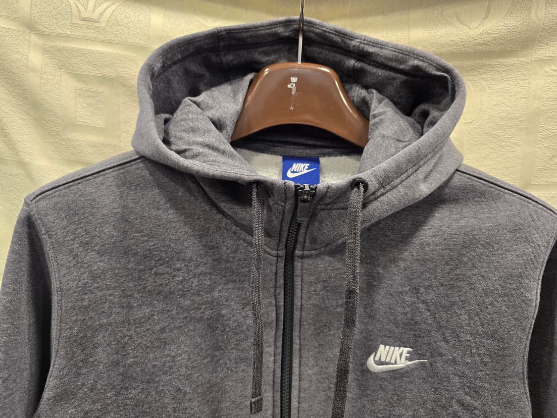 나이키 기모 회색 후드집업 자켓 M(95) 상품이미지2