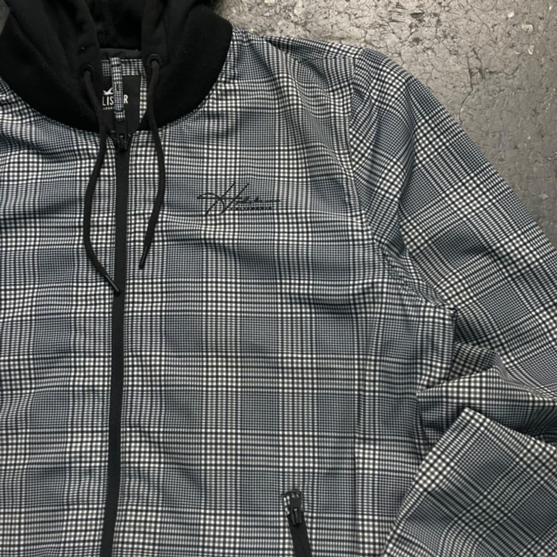 100 홀리스터 글렌체크 봄버 자켓  상품이미지2