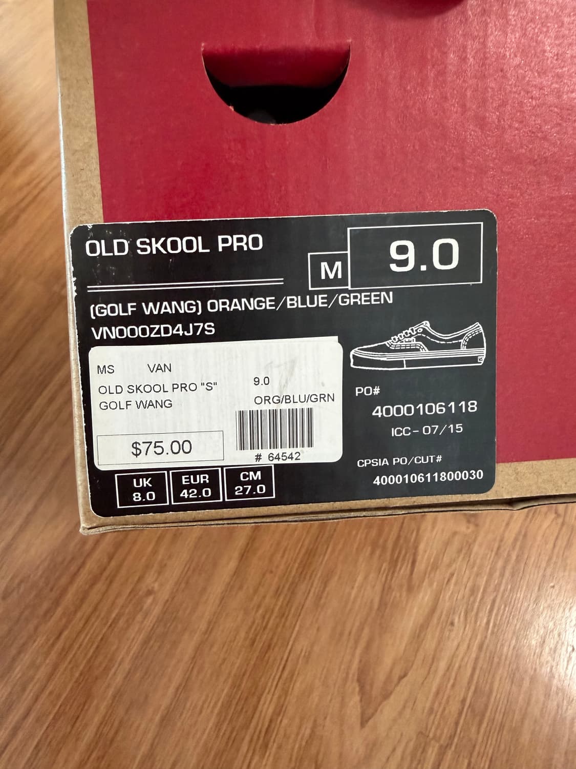 반스 x 골프왕 올드스쿨 프로 새상품 상품이미지8