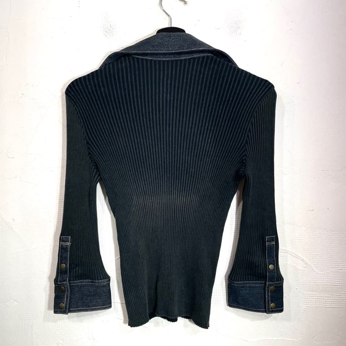 펑크 디테일 골지 니트 상품이미지3