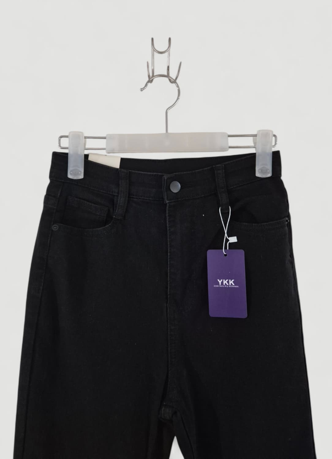 새상품[M]블랙 부츠컷 스판팬츠 바지 봄시즌 여성용 상품이미지1