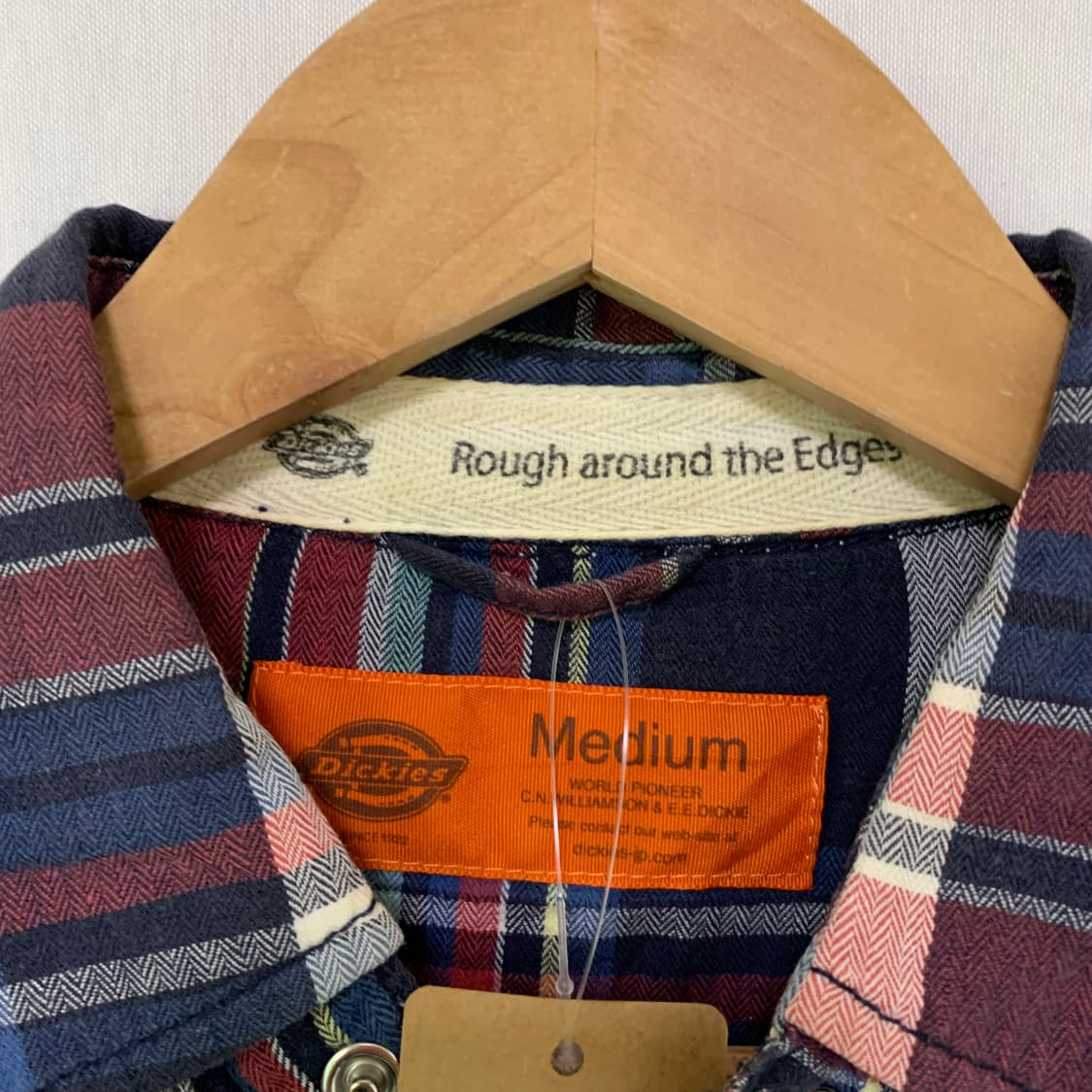 디키즈 빈티지 스냅 버튼 체크 셔츠 남방 M 남녀공용 상품이미지4