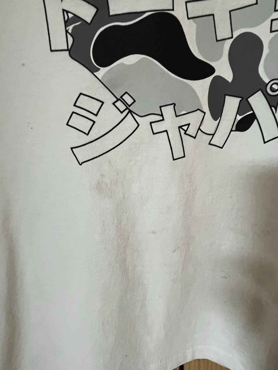 베이프 BAPE ABC Camo Japanese Letters 롱슬리브 상품이미지2