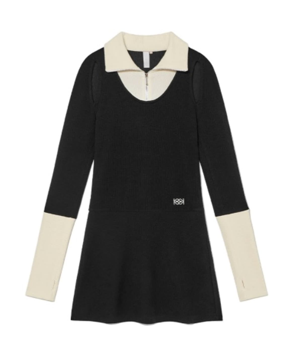 Half-zip up dress 원피스 (S) 상품이미지2