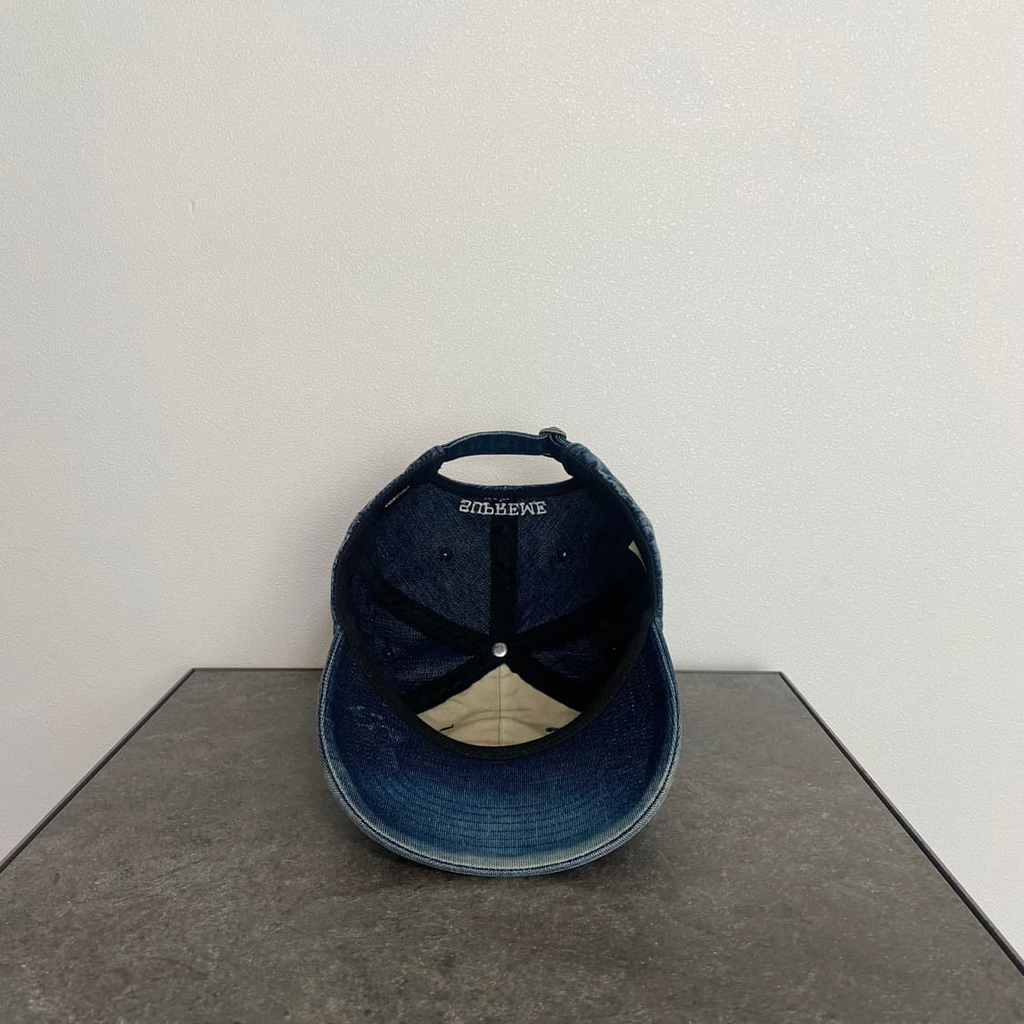 (OS) 슈프림 S로고 볼캡 모자 워시드 데님 상품이미지5