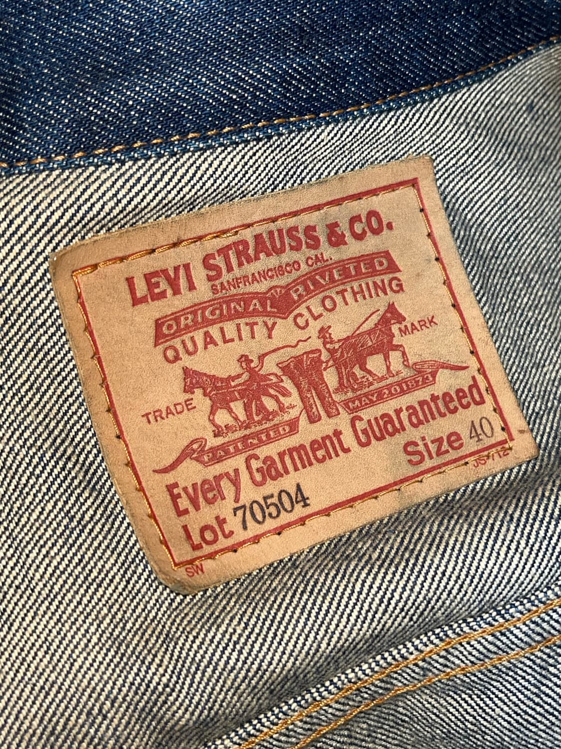 리바이스 데님 트러커 자켓 청자켓 70504 상품이미지4