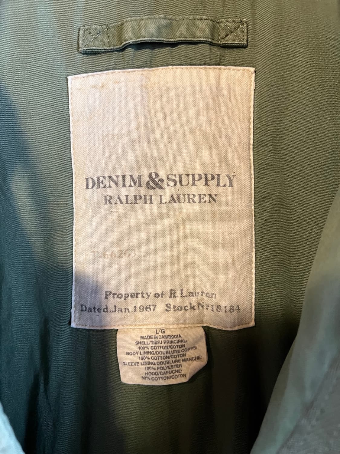 폴로 랄프로렌 Denim&Supply 필드자켓 L 상품이미지7