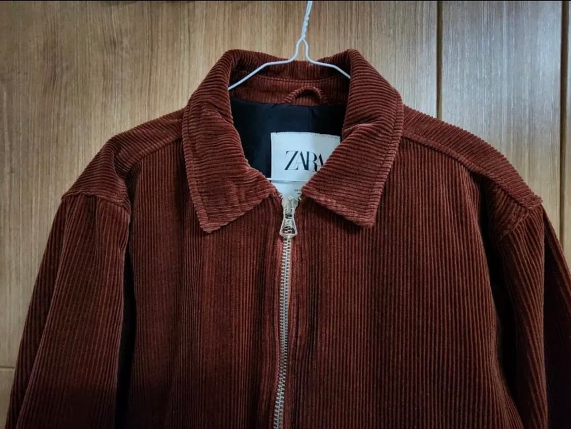 (L)자라 코듀로이 집업 점퍼 상품이미지2