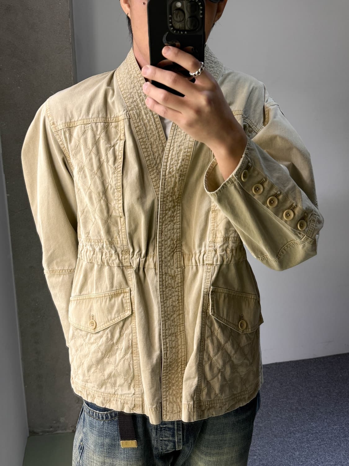 Ulla Johson 테리에 패널 코튼 자켓 상품이미지3