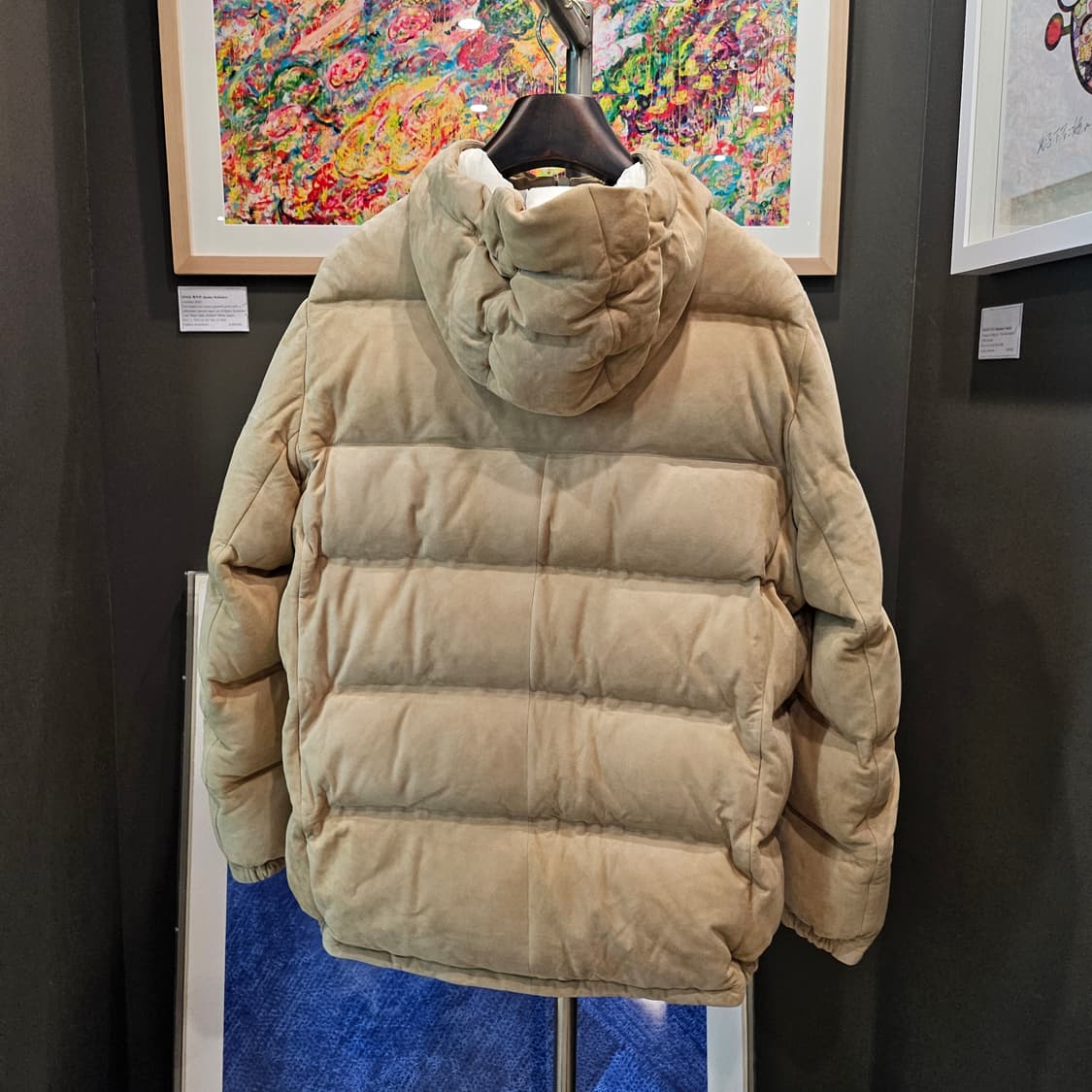 브루넬로 쿠치넬리 후디드 스웨이드 다운 신상 패딩 상품이미지5