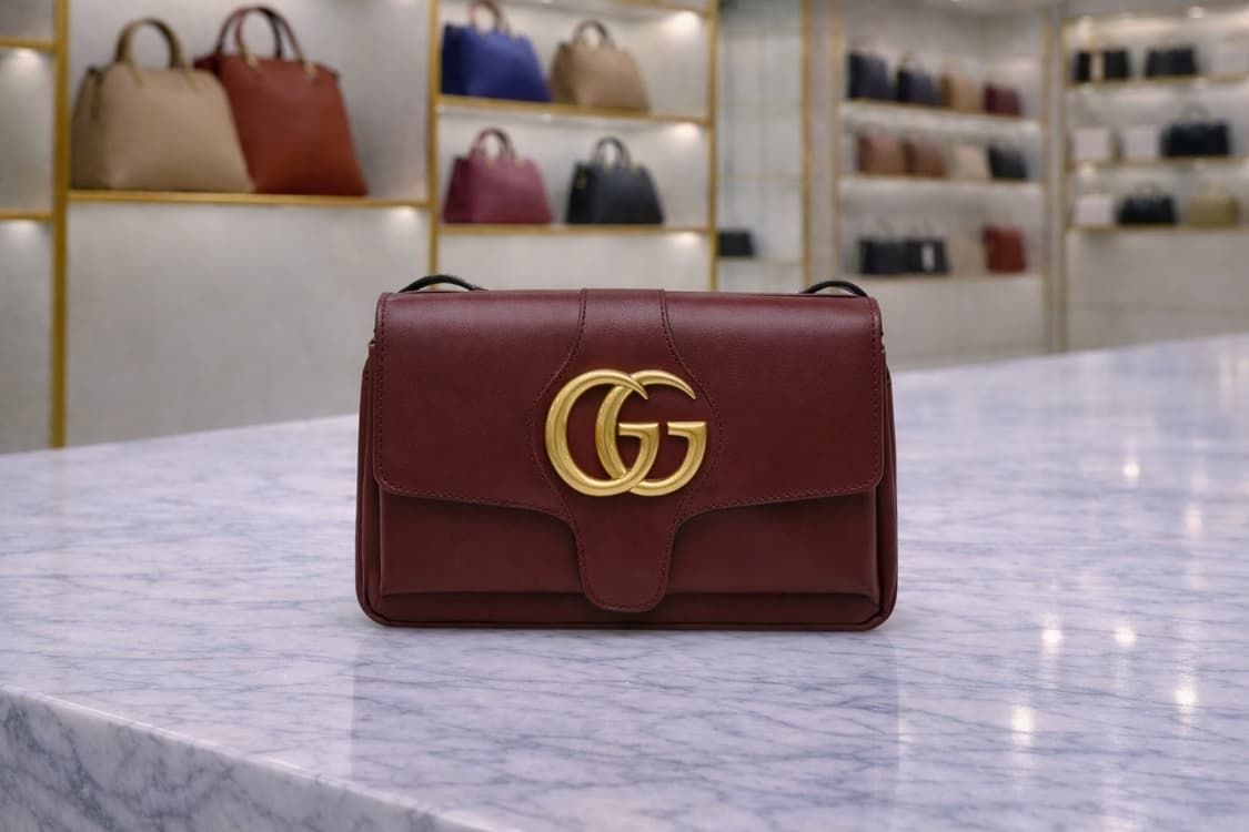 [S급] 구찌 알리 GG 마몽 가죽 숄더백 스몰 보르도 판매합니다!!! 상품이미지1