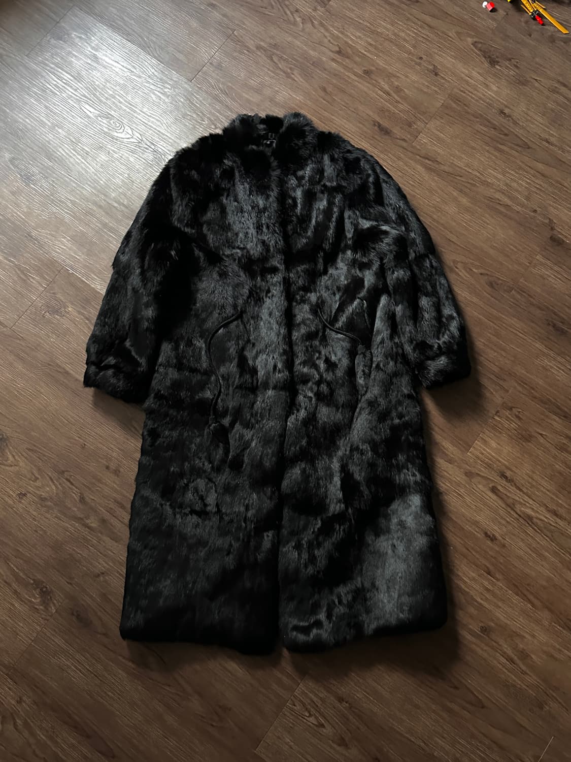 Rabbit Fur 맥시 퍼 코트 상품이미지7