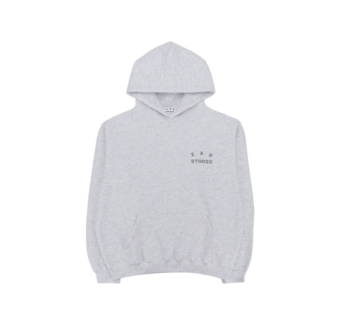 2024 아이앱 스튜디오 후드 라이트 그레이 L 새제품 상품이미지2