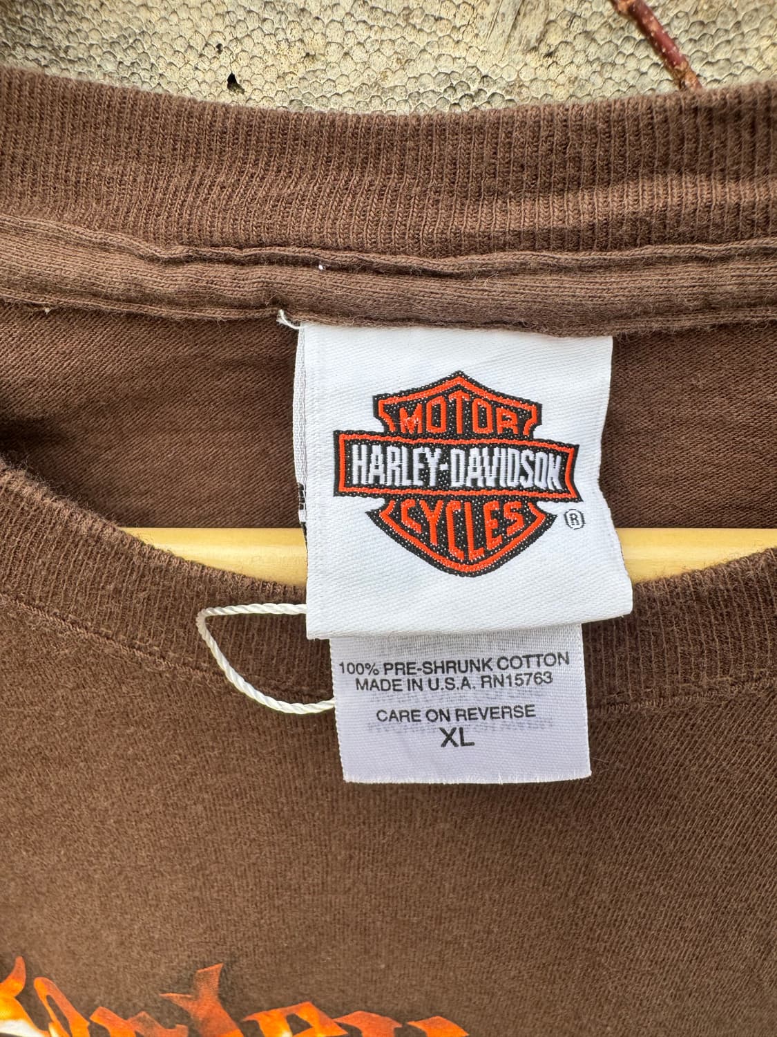 00s 할리데이비슨 빈티지 2009 헤인즈 로고 프린팅 반팔 티셔츠 상품이미지5