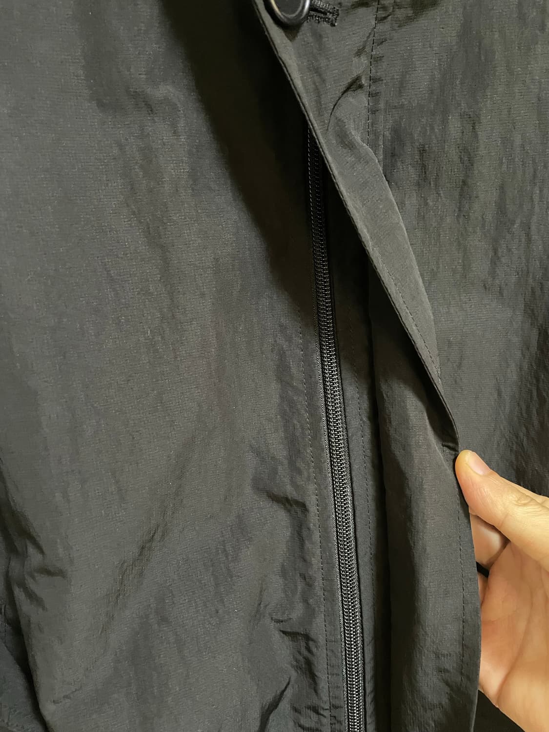 아모멘토 립스탑 볼륨 점퍼 블랙 M 자켓 남녀공용 상품이미지10