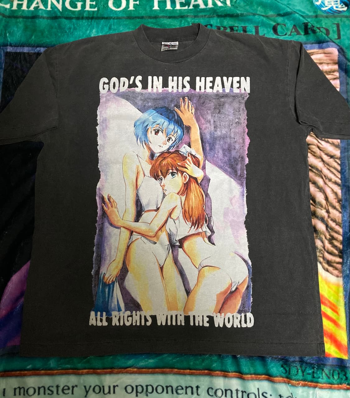 [XL] Evangelion Rei & Asuka bootleg tee 상품이미지1
