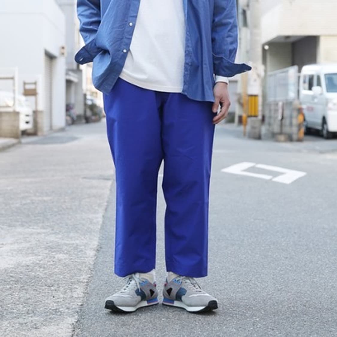 캡틴선샤인 애슬레틱 이지 팬츠 블루 30사이즈 상품이미지9