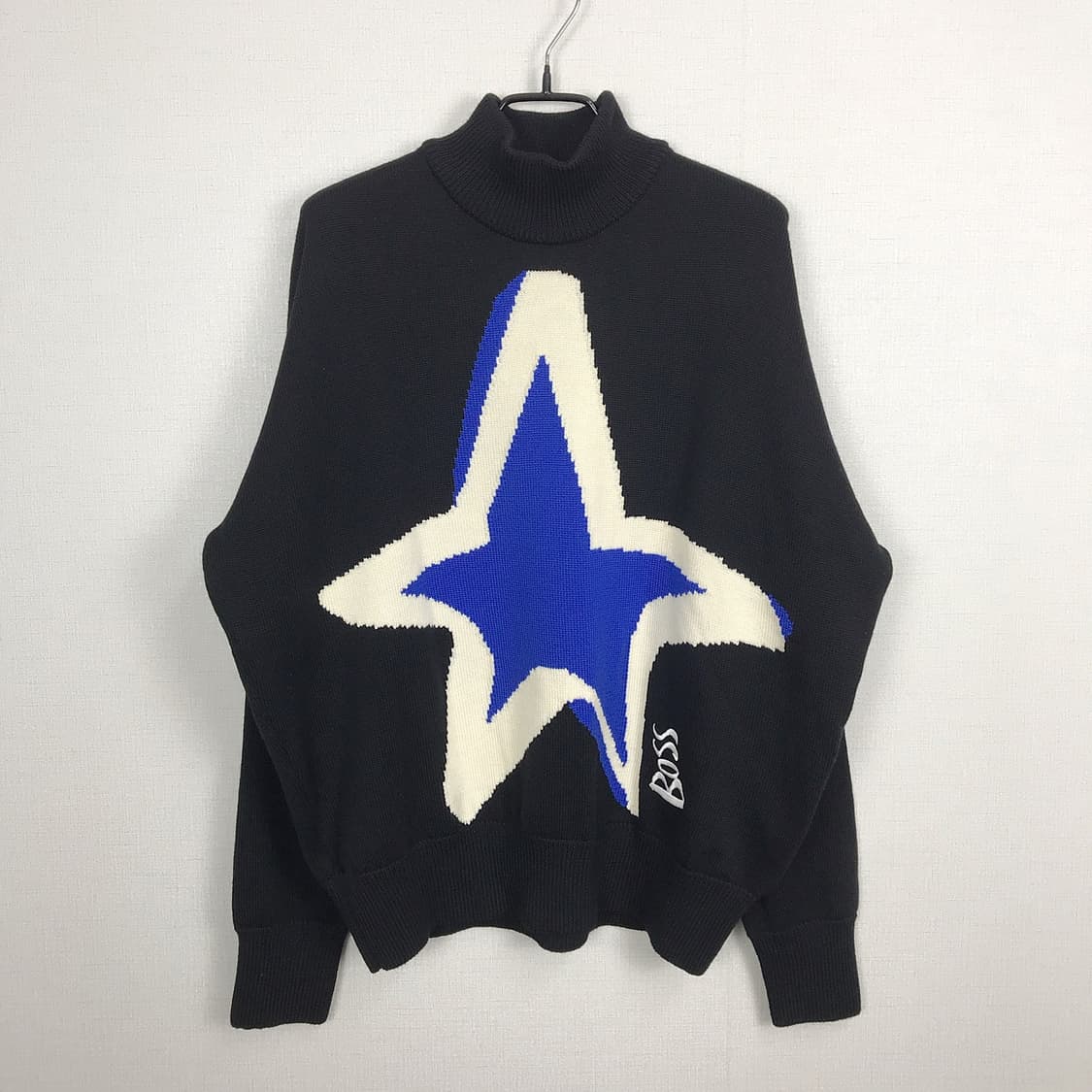 휴고보스 X 저스틴 테오도로 오버핏 터틀넥 니트 남성M 상품이미지2