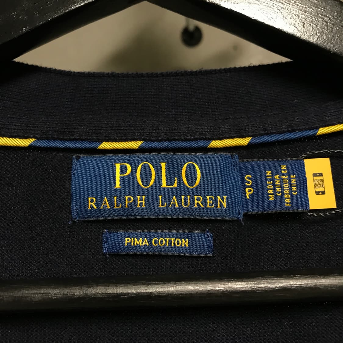 폴로 랄프로렌 QR 니트 가디건 네이비 S 상품이미지5