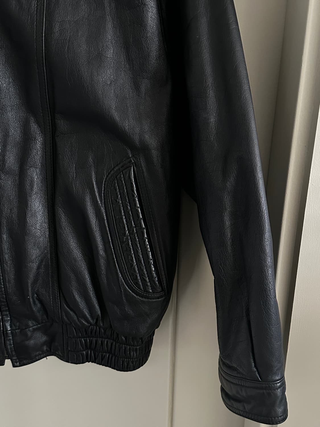 Parkland 카우하이드 레더 집업 자켓  상품이미지3