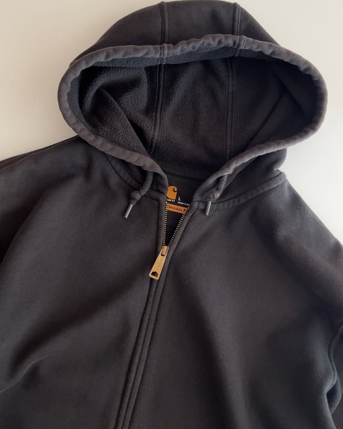 칼하트 블랙 후드 집업  L 상품이미지2