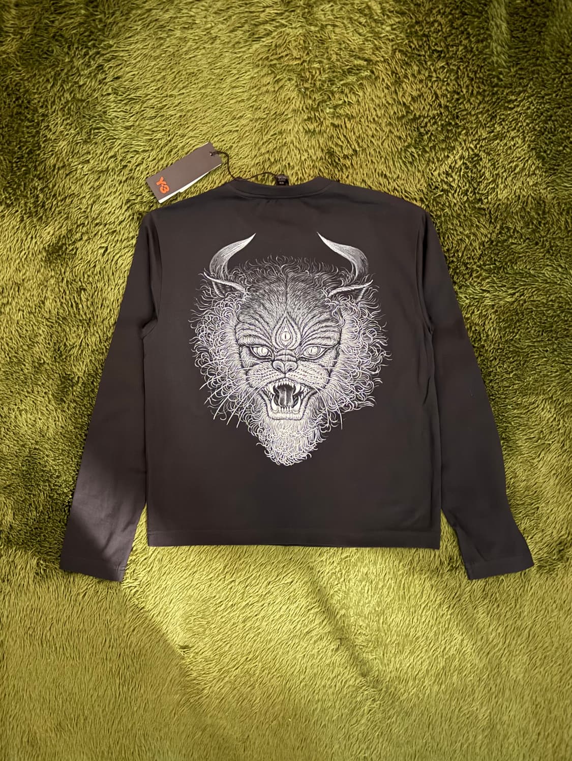 [S] Y-3 요지 야마모토 우먼스 뉴질랜드 올블랙스 헌정 롱슬리브 상품이미지1