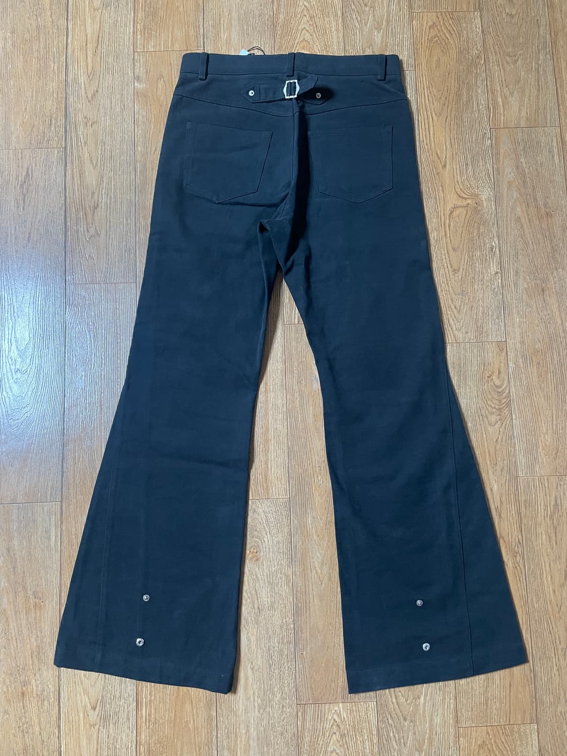 율러 시그니처 플레어 신치백 팬츠 블랙 M 새상품 상품이미지9