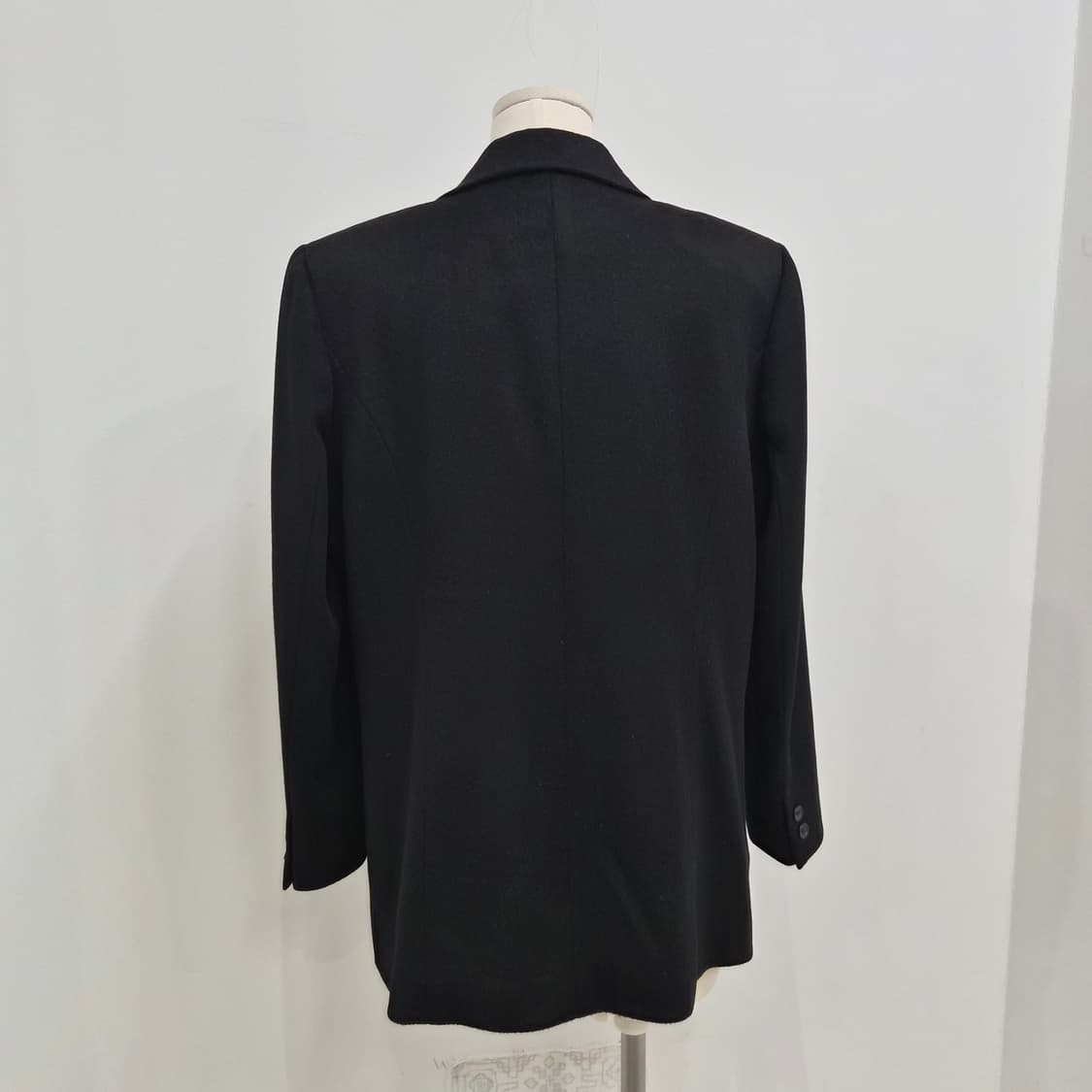 블랙 블레이저 울 자켓 코트 상품이미지3