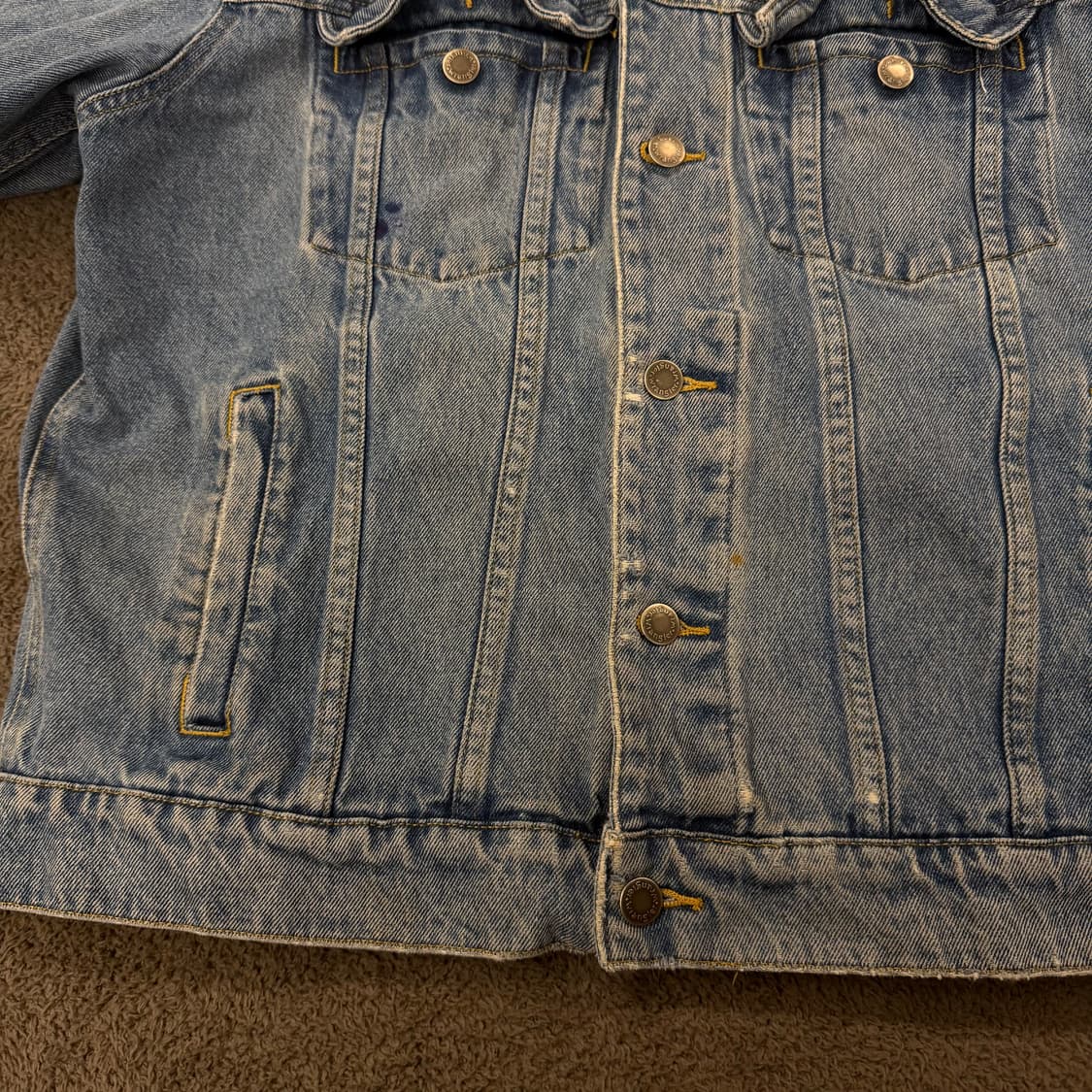 [ 정품/L ] 랭글러 빈티지 데님 트러커 청자켓 상품이미지8