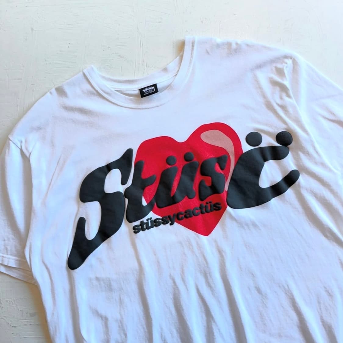 Stussy X cpfm 하트 티셔츠 상품이미지5