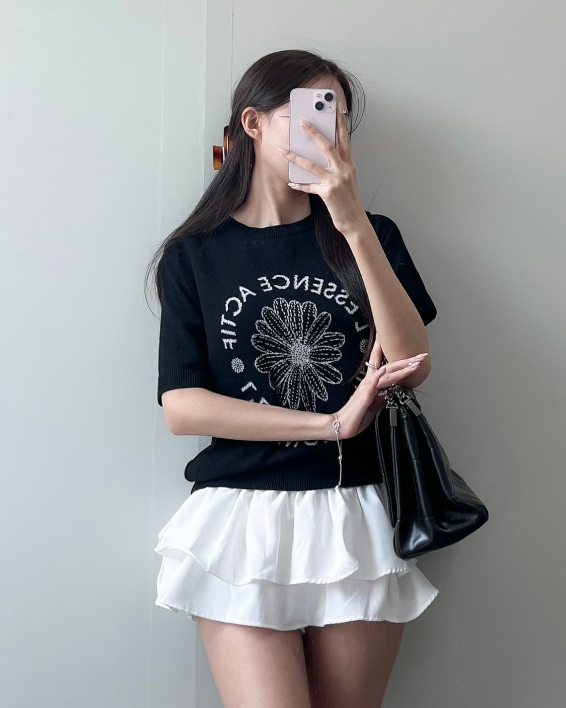 마르디 메크르디 반팔 니트 상품이미지3