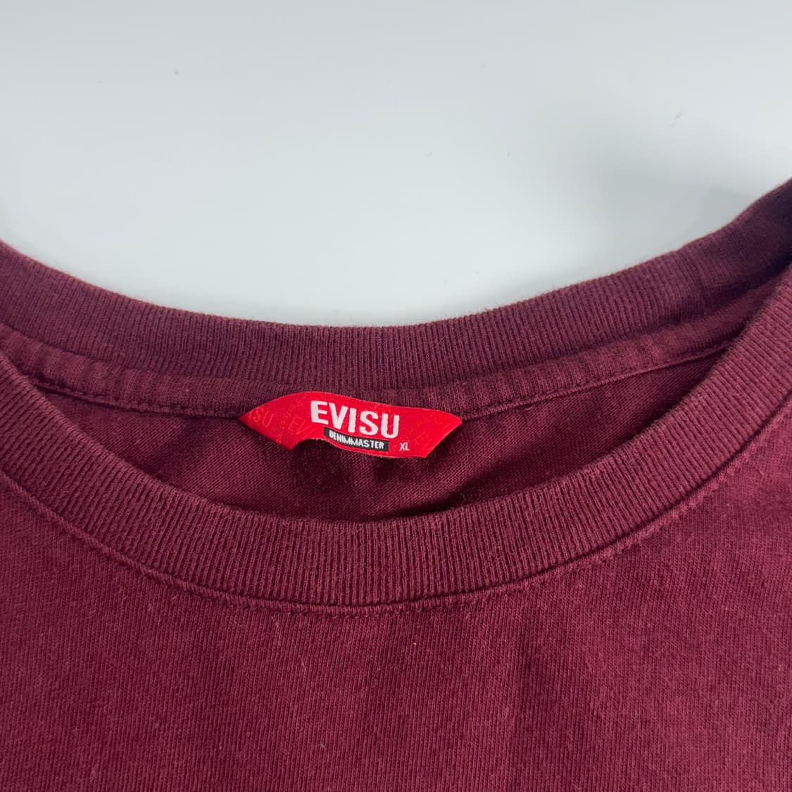 Evisu 에비수 버건디 백 프린팅 롱슬리브 상품이미지6