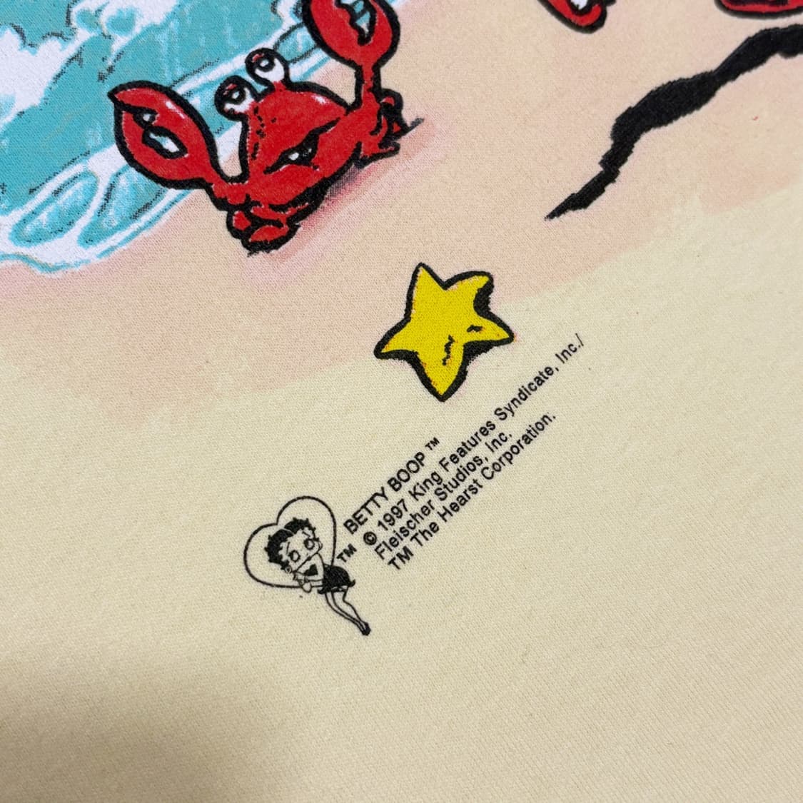 90s 베티 붑 빈티지 캘리포니아 티셔츠 Made in USA 상품이미지3