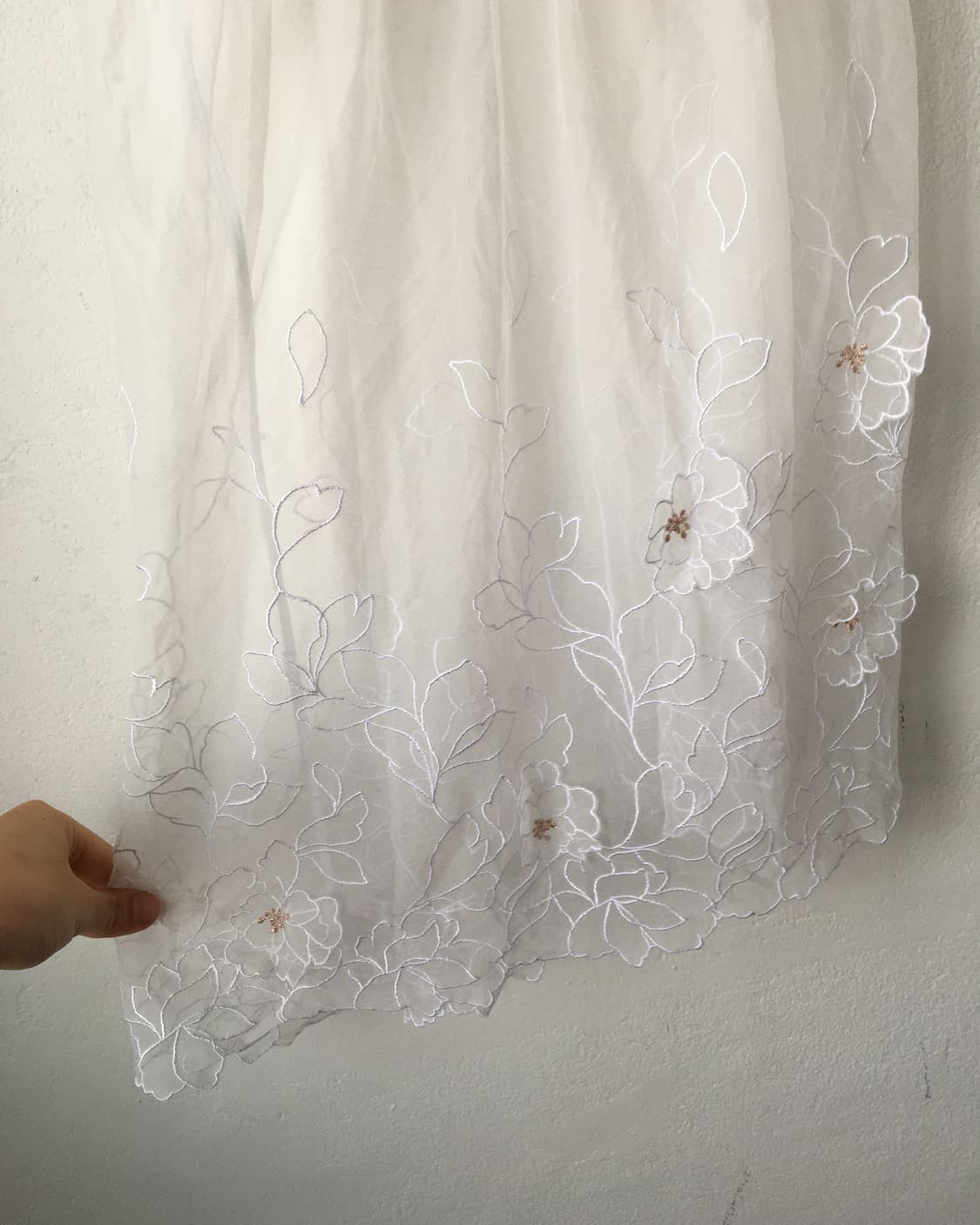 Flower point see through sleeveless 상품이미지5